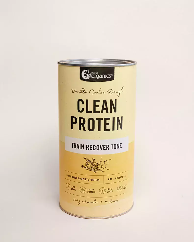 Nutra Organics Clean Protein - Vanilla Cookie Dough 500g