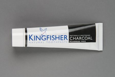Kingfisher Toothpaste Charcoal Fluoride Free