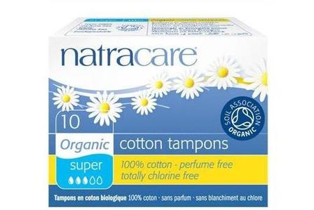 Natracare Organic Cotton Tampons 10 Super