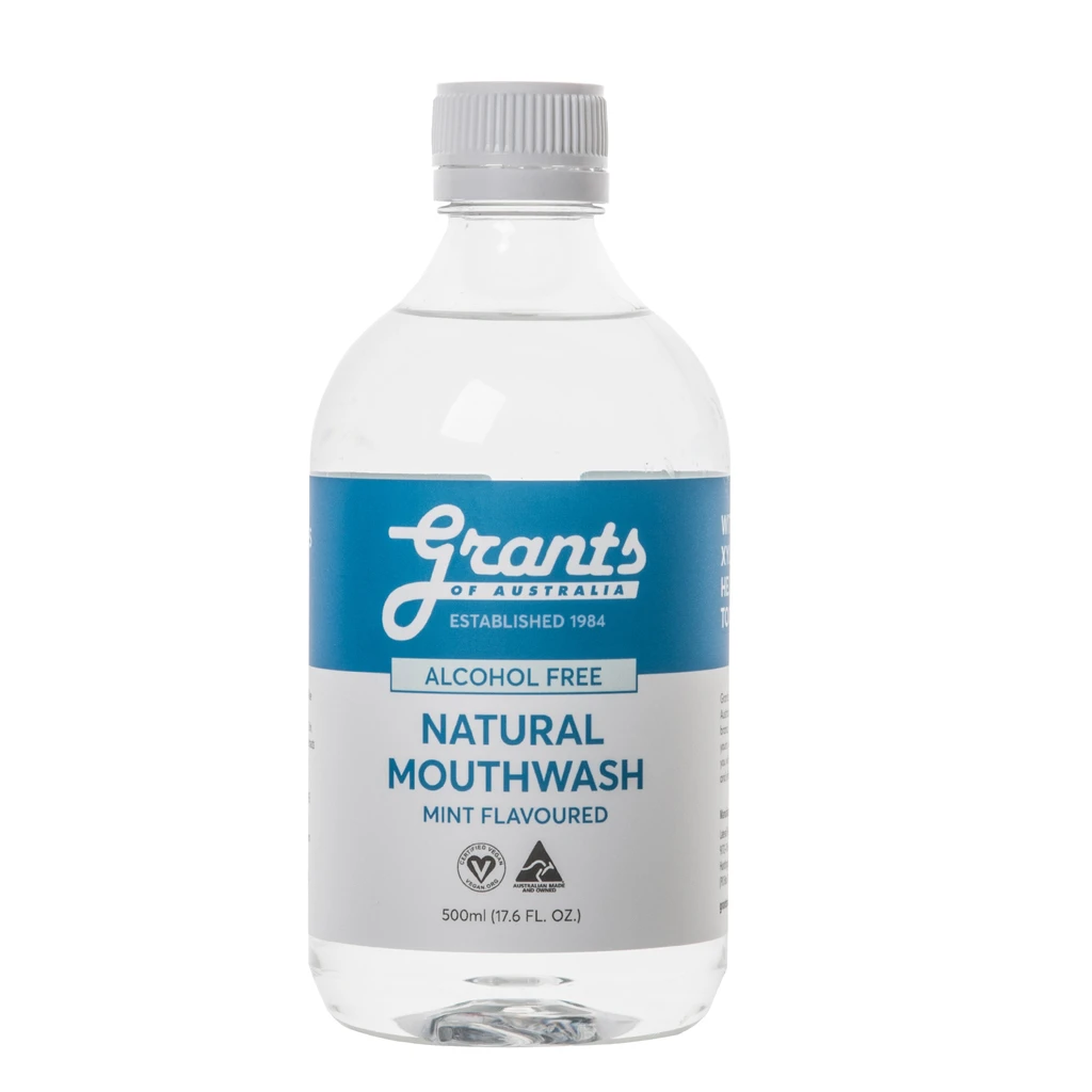 Grants Natural Mouthwash Mint Flavoured 500ml