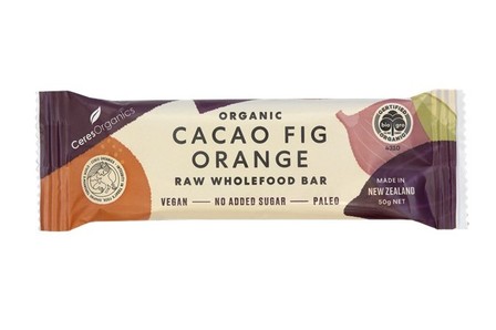 Ceres Wholefood Bar Cacao, Fig & Orange 50g