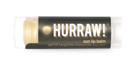 Hurraw Sun Lip Balm SPF 15 - Tangerine Chamomile