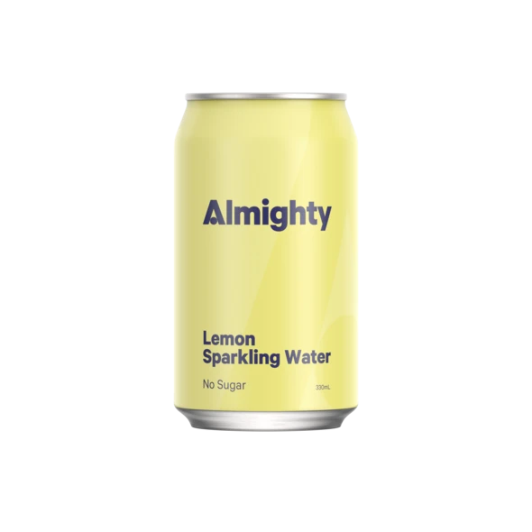 Almighty Sparkling Water Lemon 330ml