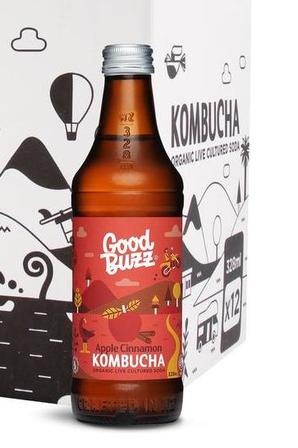Good Buzz Kombucha Apple Cinnamon 328ml