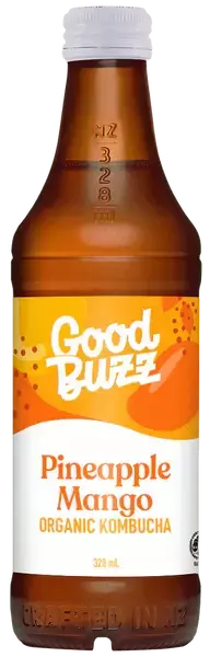 Good Buzz Kombucha Pineapple Mango