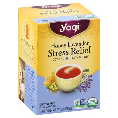 Yogi Honey Lavender Stress Relief Tea 16 Bags