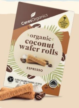 Ceres Coconut Wafer Rolls - Espresso