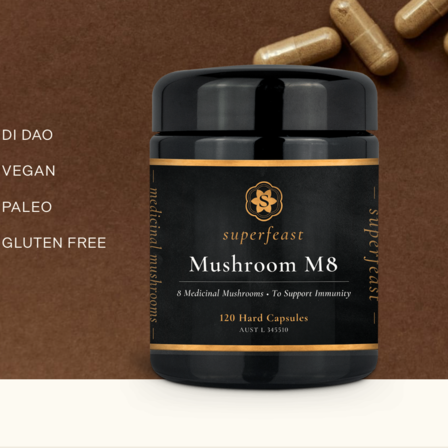 Superfeast Mushroom M8 - 120 capsules