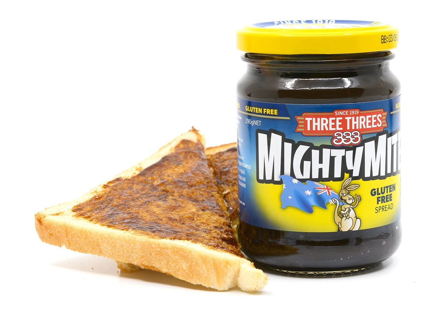 Three Threes Mightymite Gluten Free Spread