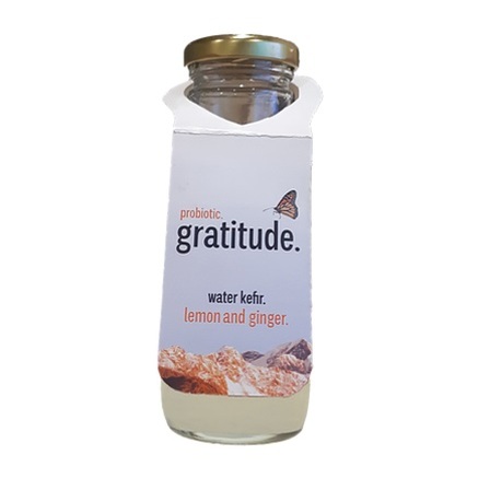 Gratitude Lemon & Ginger Water Kefir 250ml