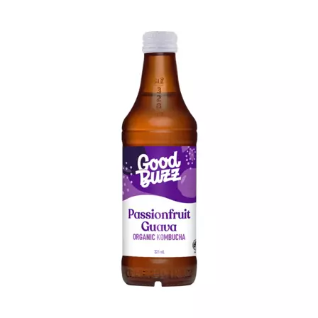 Good Buzz Passionfruit Guava Kombucha 328ml