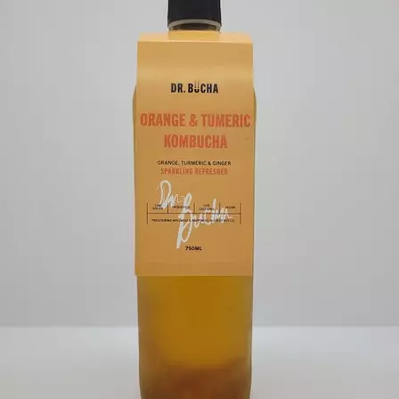 Dr Bucha Orange & Tumeric Kombucha 750ml