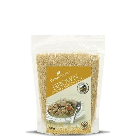 Ceres Organic Brown Short Grain Rice 500g