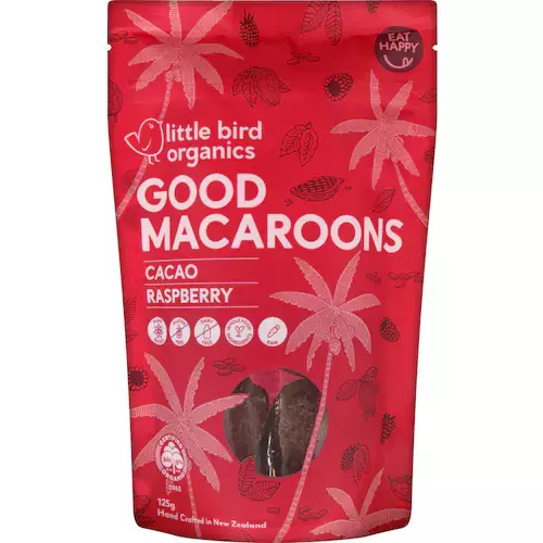 Little bird Good Macaroons Cacao & Raspberry