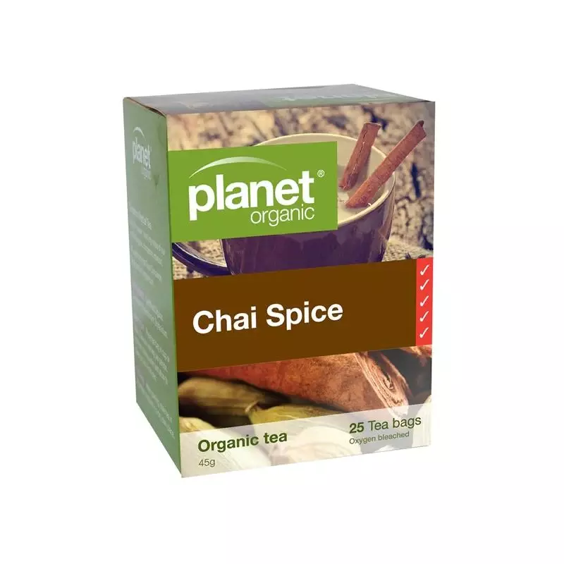 Planet Organic Chai Spice Tea 20 bags