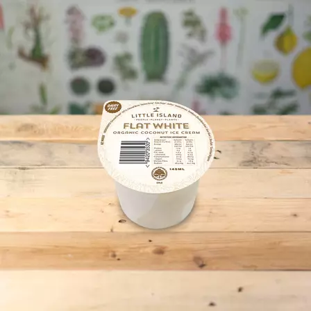 Little Island Flat White Ice Cream 145ml