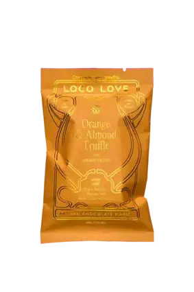 Loco Love Chocolate Orange Almond Truffle 35g