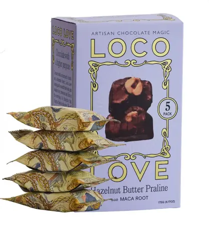 Loco Love Chocolate Hazelnut Butter Praline 5 Pack