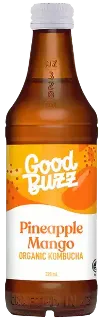 Good Buzz Kombucha Pineapple Mango