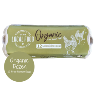 Eggs - Local Food Organic Free Range - 1 Dozen
